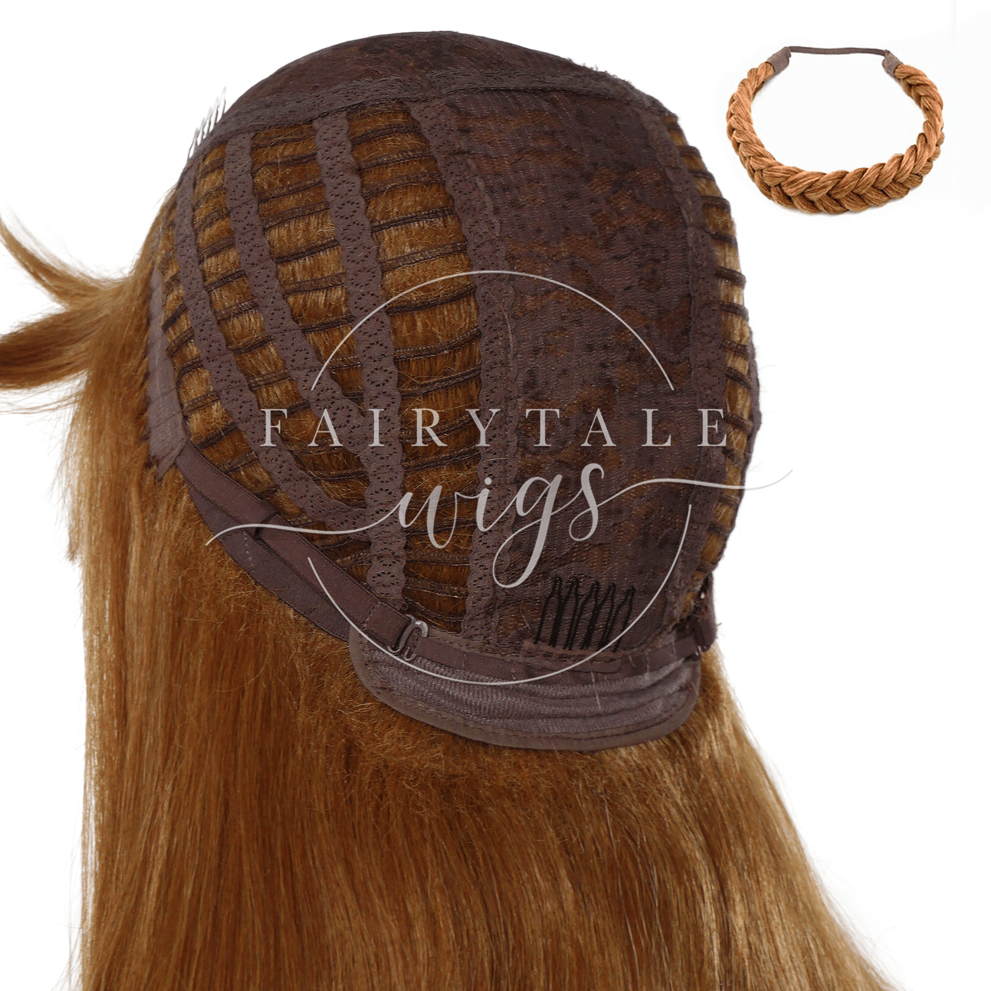 fairytale wigs  アナ　ベースウィッグ Ana & Headband Accessory - Frozen 1 Style – Fairytale Wigs