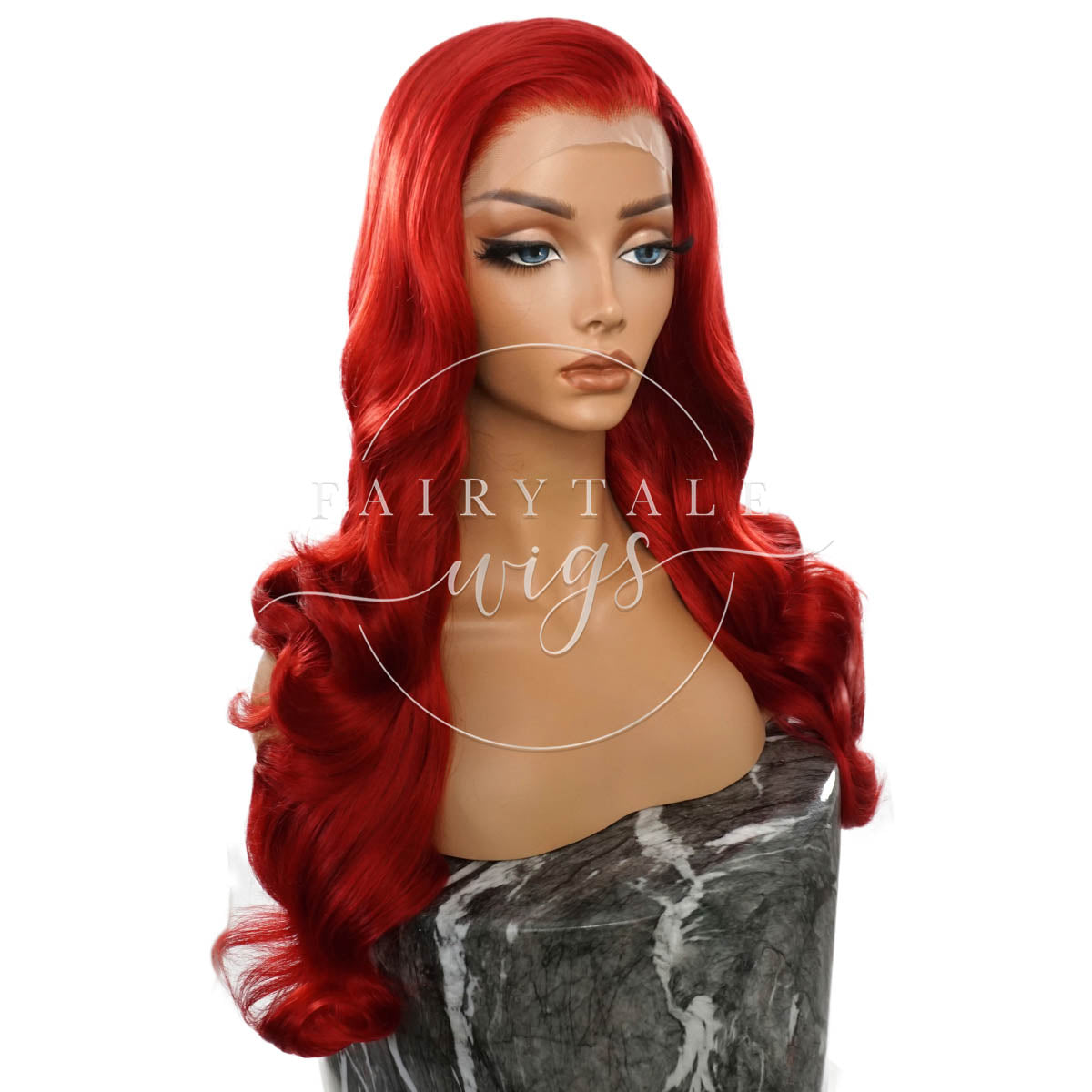 Ariana Lace Front - Mermaid Red
