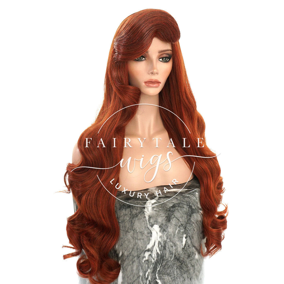 Fairytale wigs　アリエル　ウィッグ Custom-Styled-Ariel-Deep-