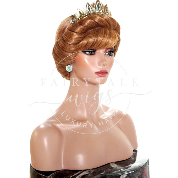 ANNA Morticia Gothic Wig | Long Black Halloween Wig | Royal