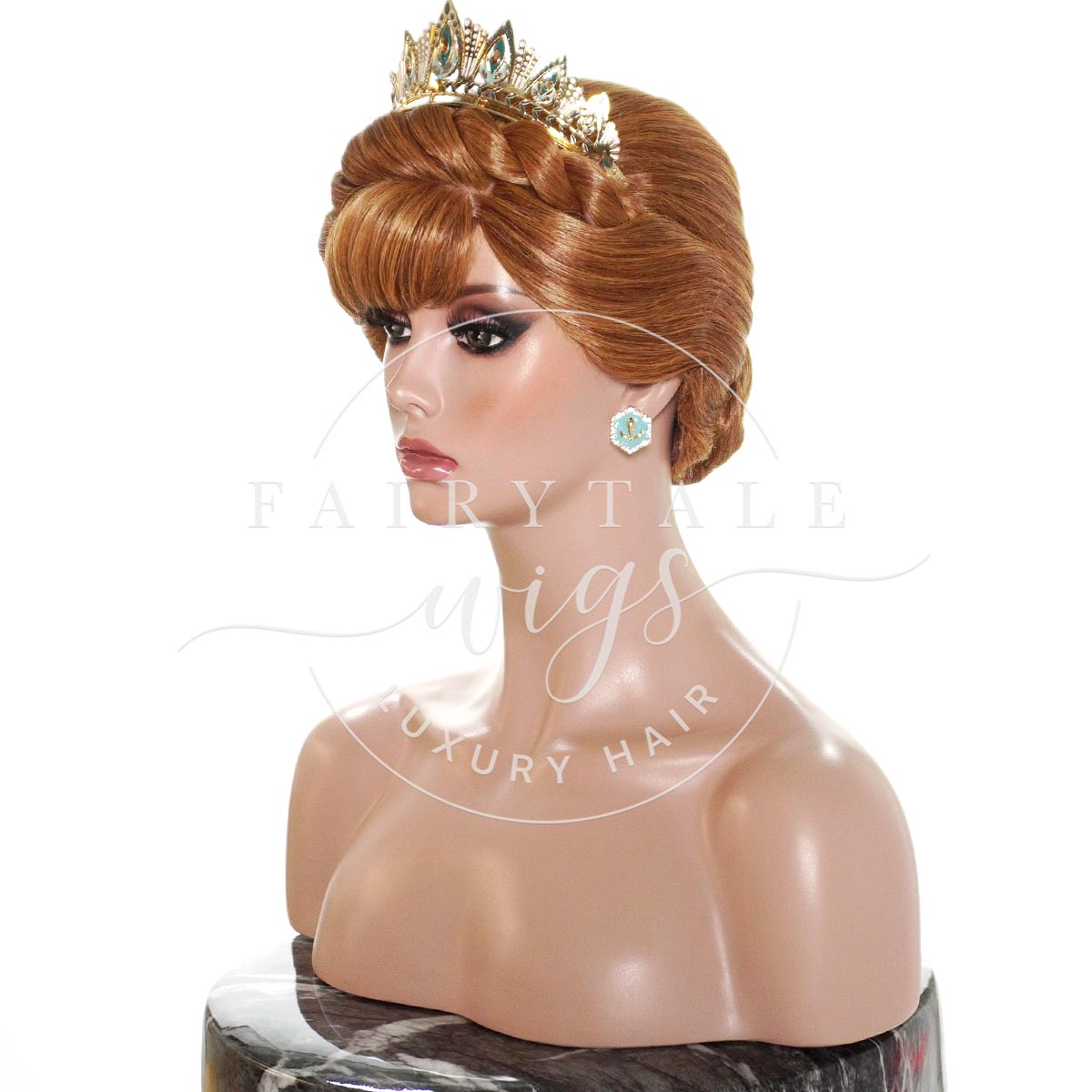 Queen Anna Frozen 2 Custom Wig